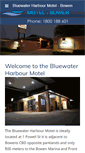 Mobile Screenshot of bluewatermotel.com.au
